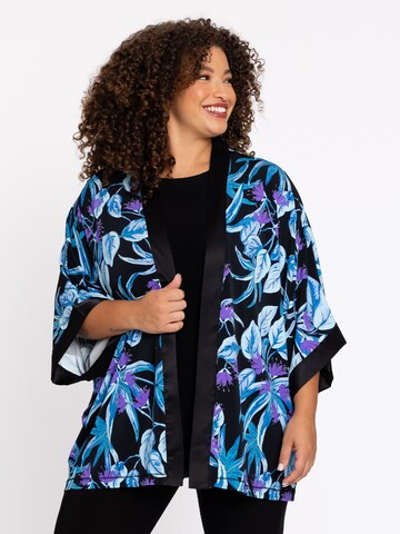 YOEK Kimono in Blue: front