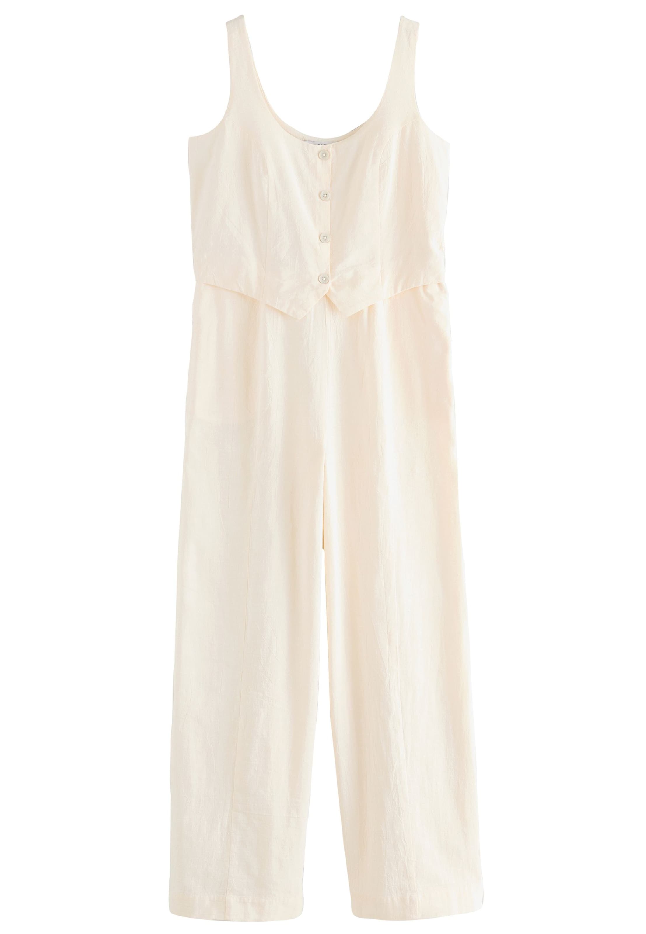 Tuta jumpsuit di Next in bianco: frontale