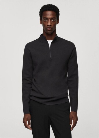 MANGO MAN Sweater 'luxusp' in Grey: front