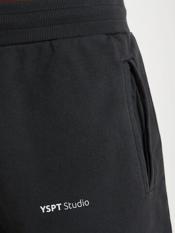 YSPT Studio Regular Workout Pants 'Granite' in Black