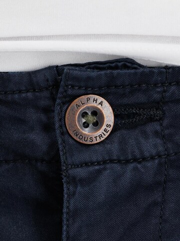 ALPHA INDUSTRIES Regular Cargohose 'Jet'‌‌‌ in Blau
