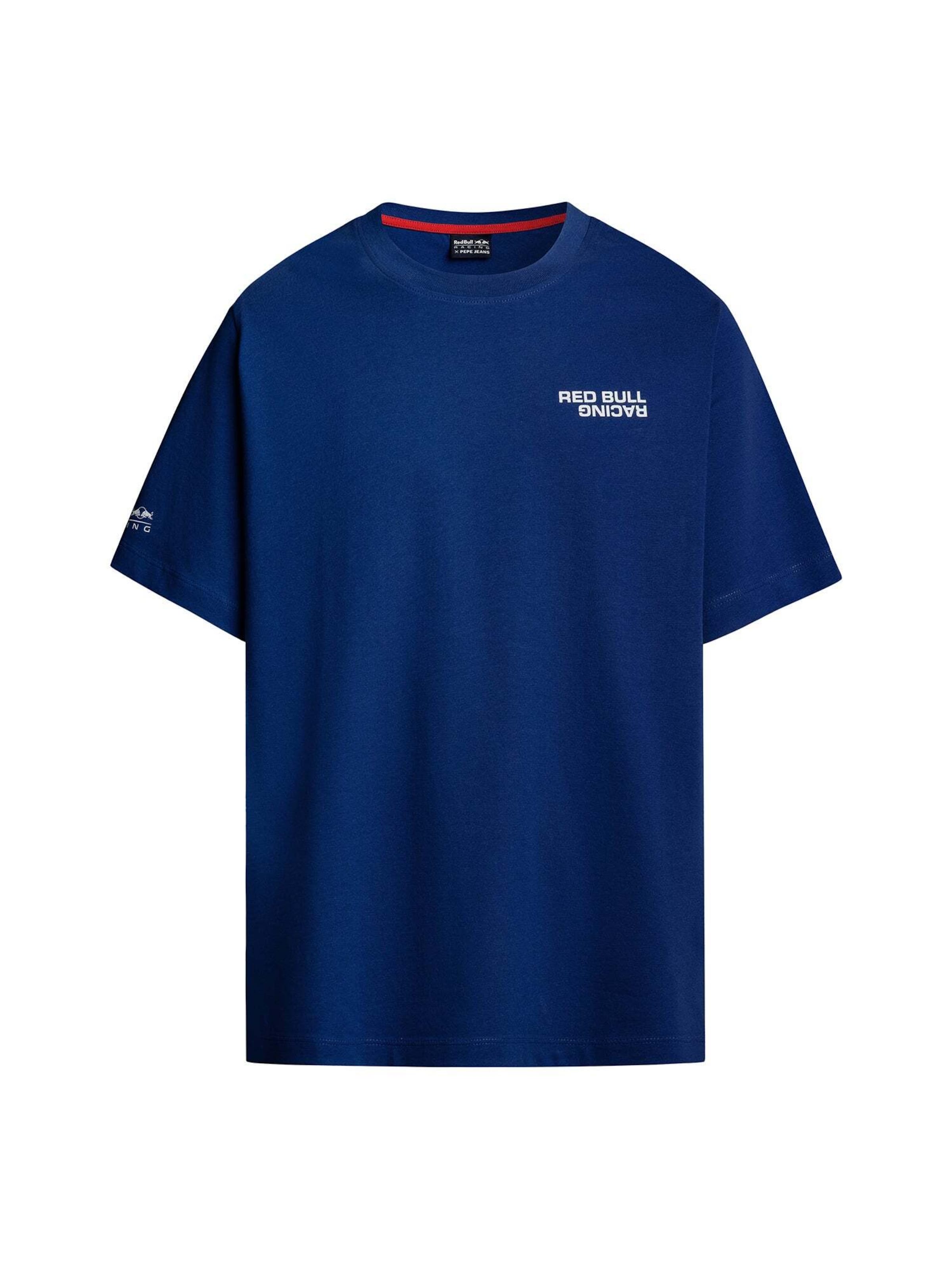 Red Bull Racing x Pepe Jeans Shirt 'Reflect' in Blauw: voorkant