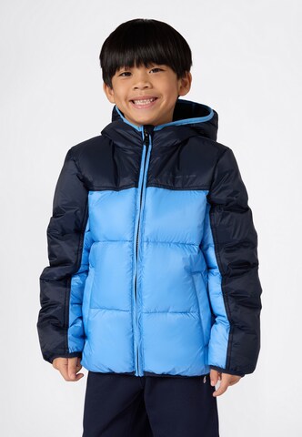 Champion Authentic Athletic Apparel Winter Jacket in Blue: front