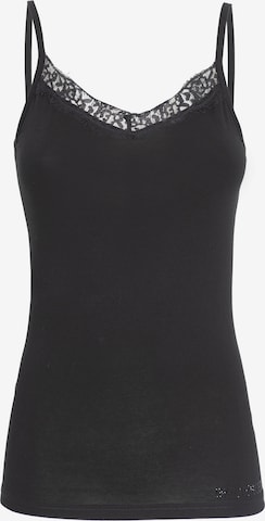 Influencer Top in Black: front
