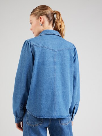 PIECES Blouse 'PAULA' in Blue
