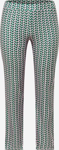 Bootcut Pantalon 'KIKI' ONLY Curve en vert : devant