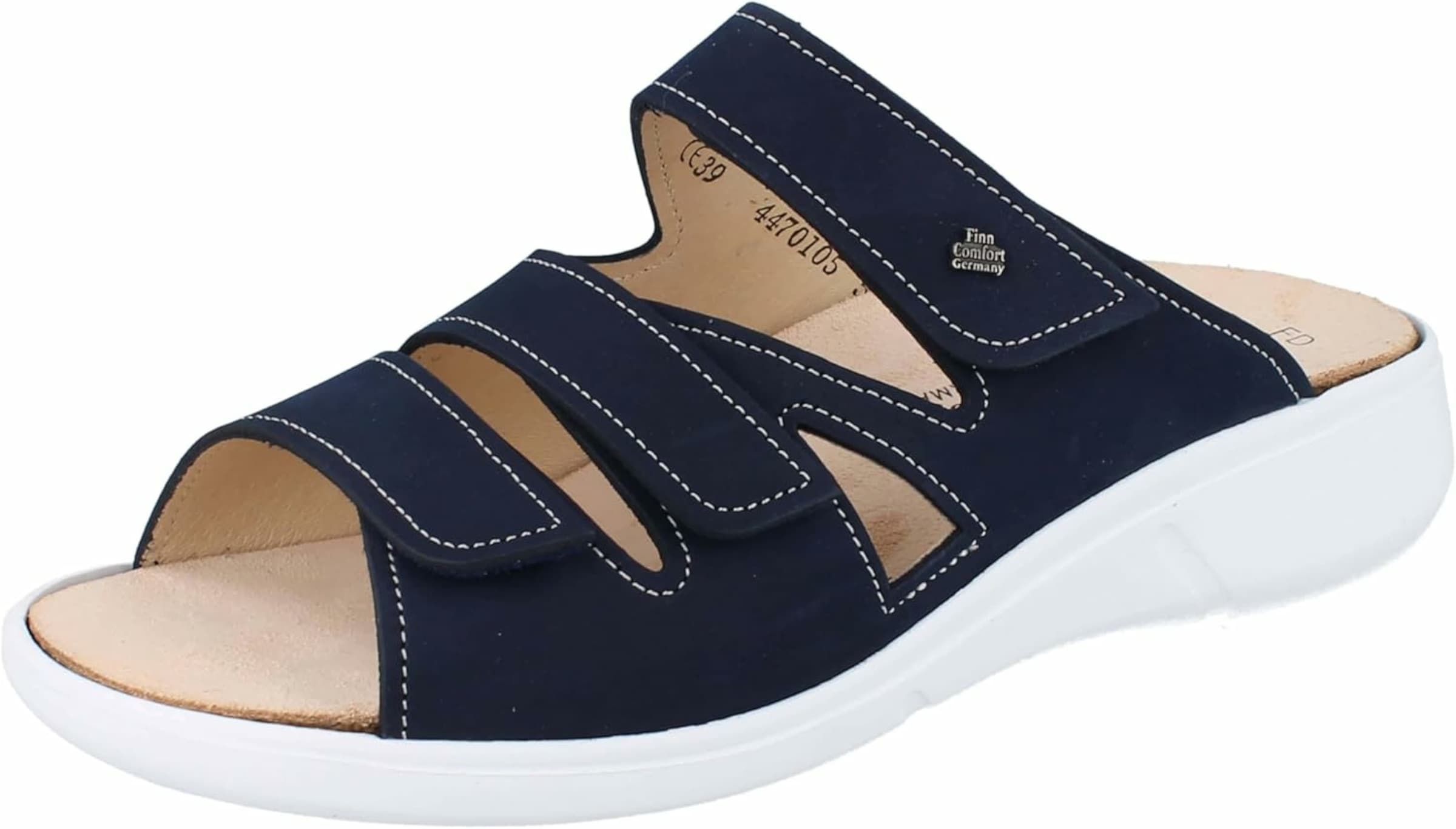 Finn Comfort Sandal in Blue: front