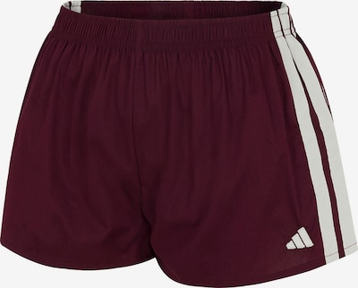 ADIDAS SPORTSWEAR Shorts ' Sport Active Essentials Cotton 3 Stripes ' in 40 in bordeaux, Produktansicht