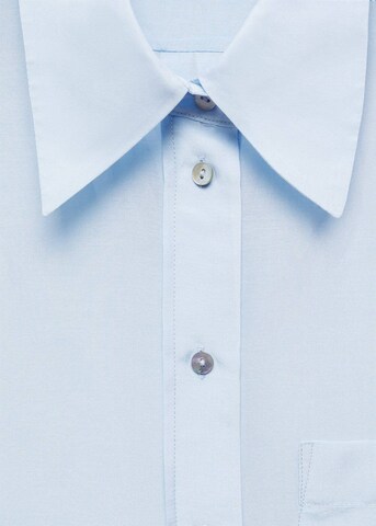 MANGO Bluse 'Cosilk' i blå