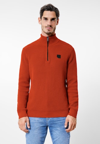 Street One MEN Sweater in Red: front