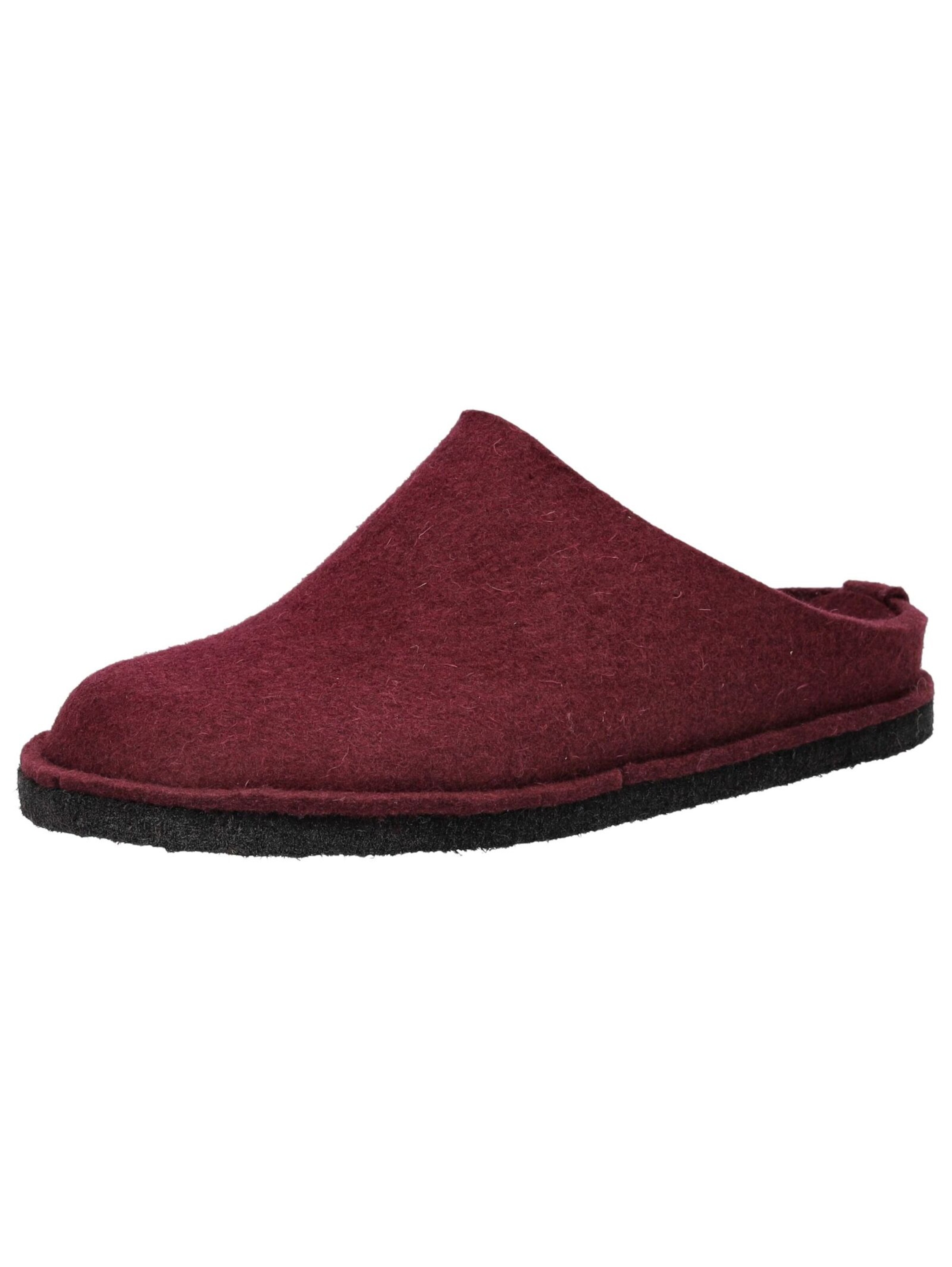 Mule HAFLINGER en rouge : devant