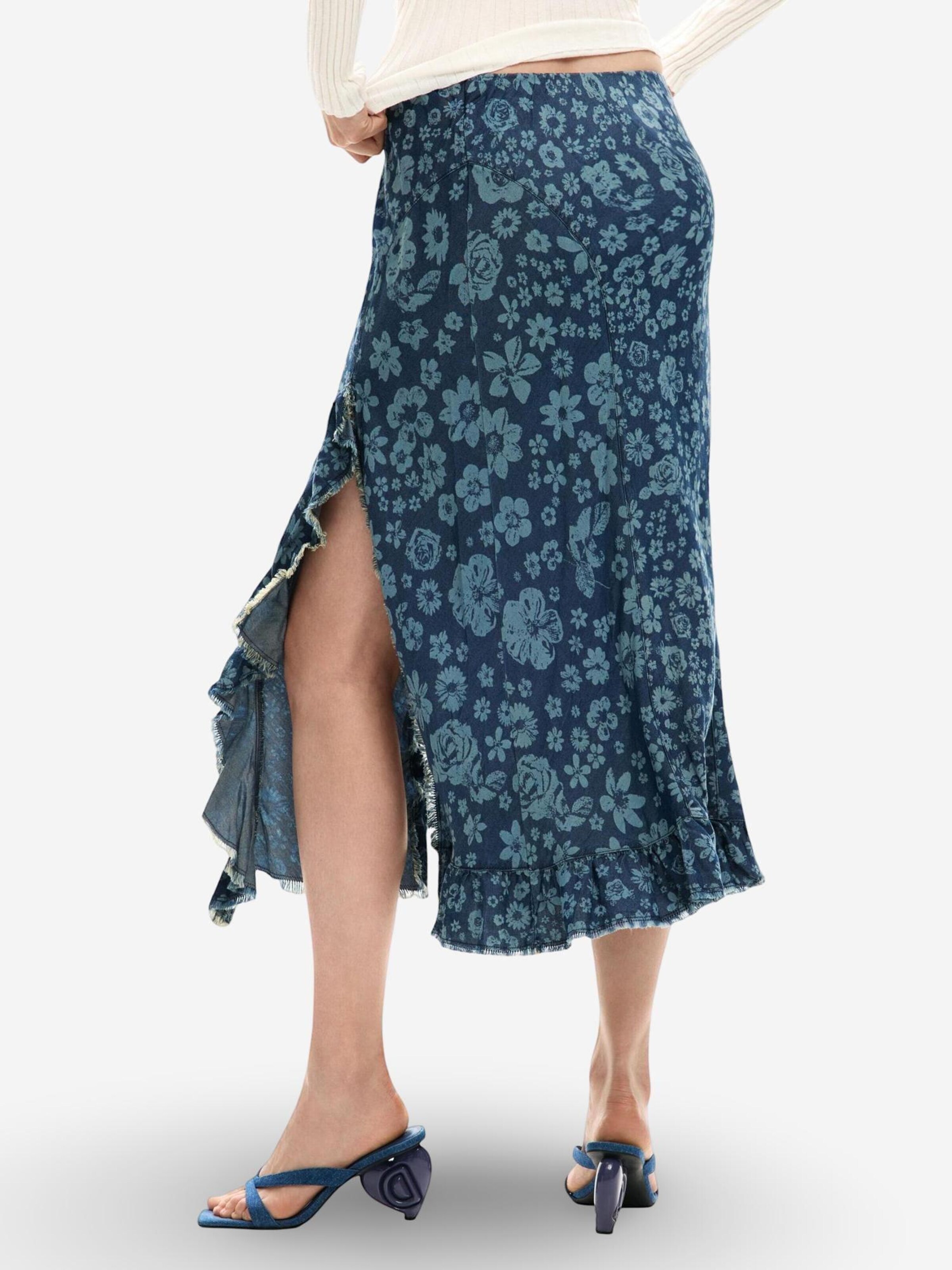 Desigual - Falda 'FAL_ANEM 26SWFW04' en azul