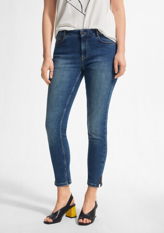 COMMA Skinny Jeans in Blau: predná strana