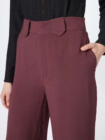 ABOUT YOU Wide leg Pants 'Valentine' in Brown