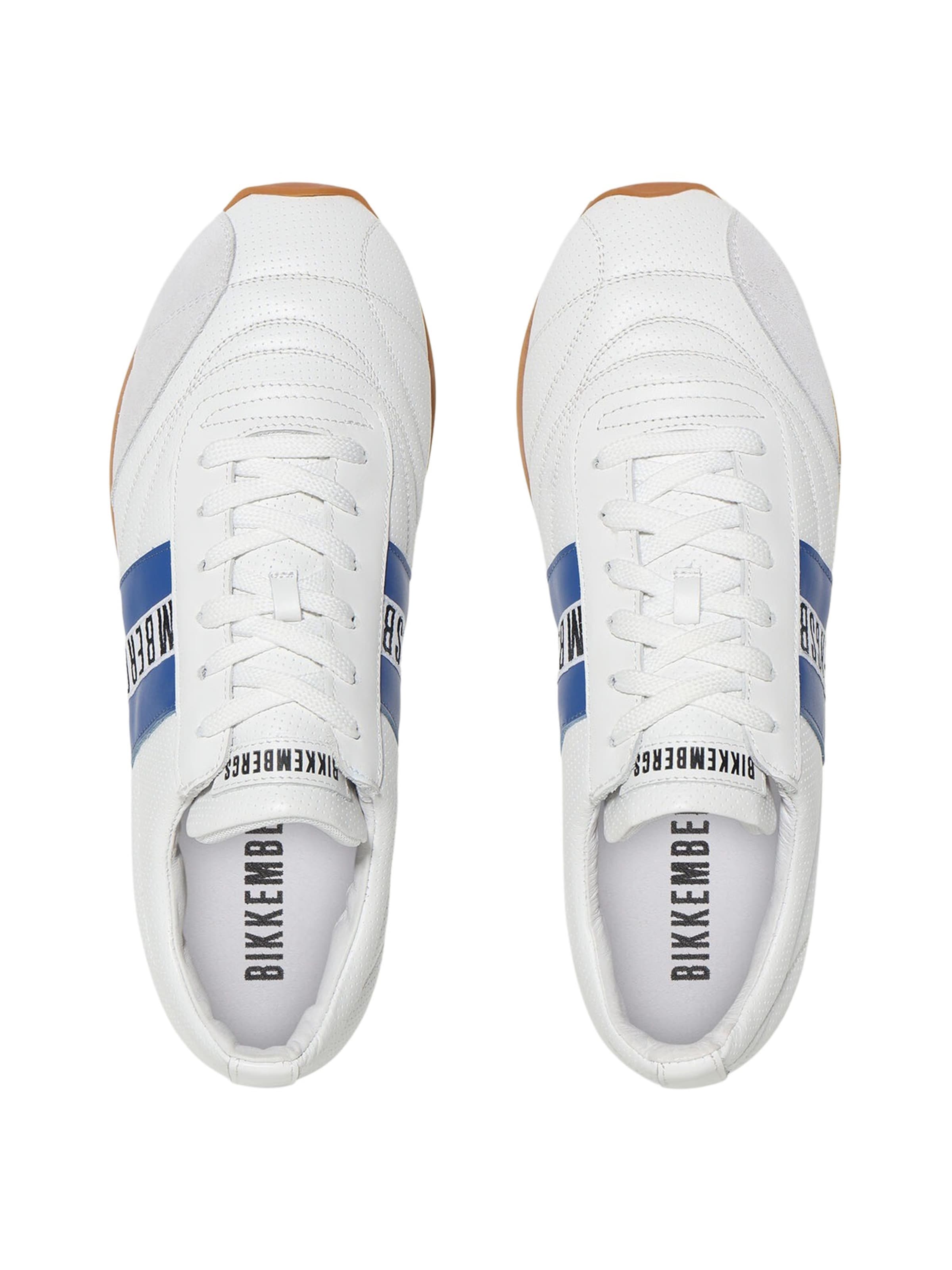 BIKKEMBERGS Sneaker low 'Soccer' i hvid
