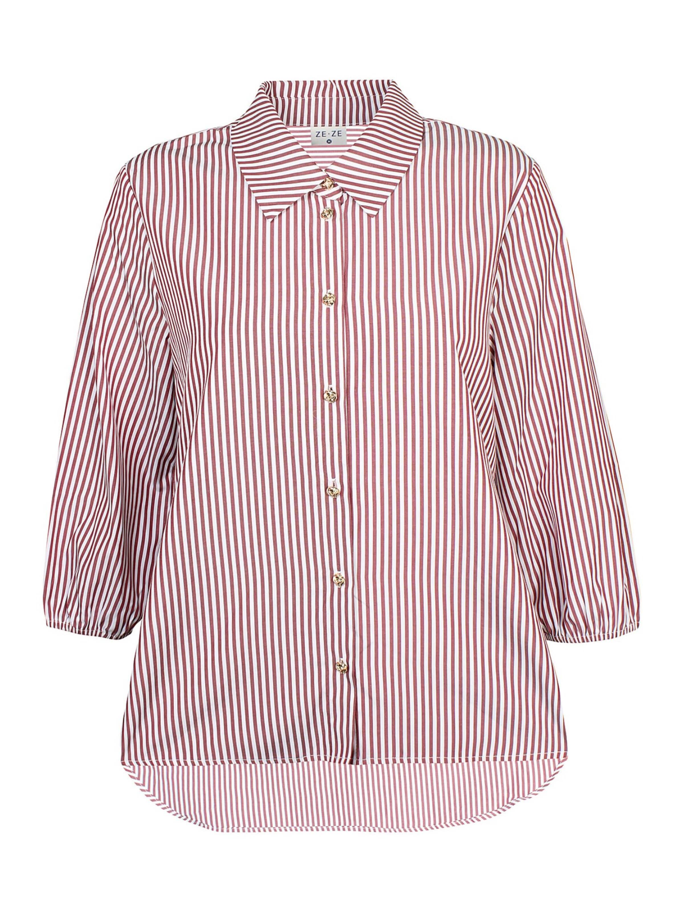 ze-ze Blouse 'Hawa 305' in Red: front