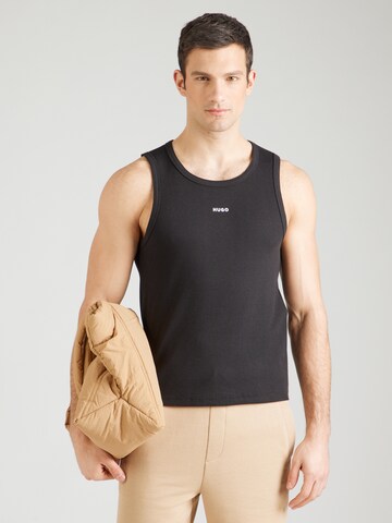 HUGO Μπλουζάκι 'Dapota' σε μαύρο: μπροστά