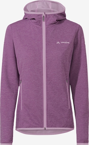 VAUDE Fleecejacke ' Strona' in Lila: Vorderseite