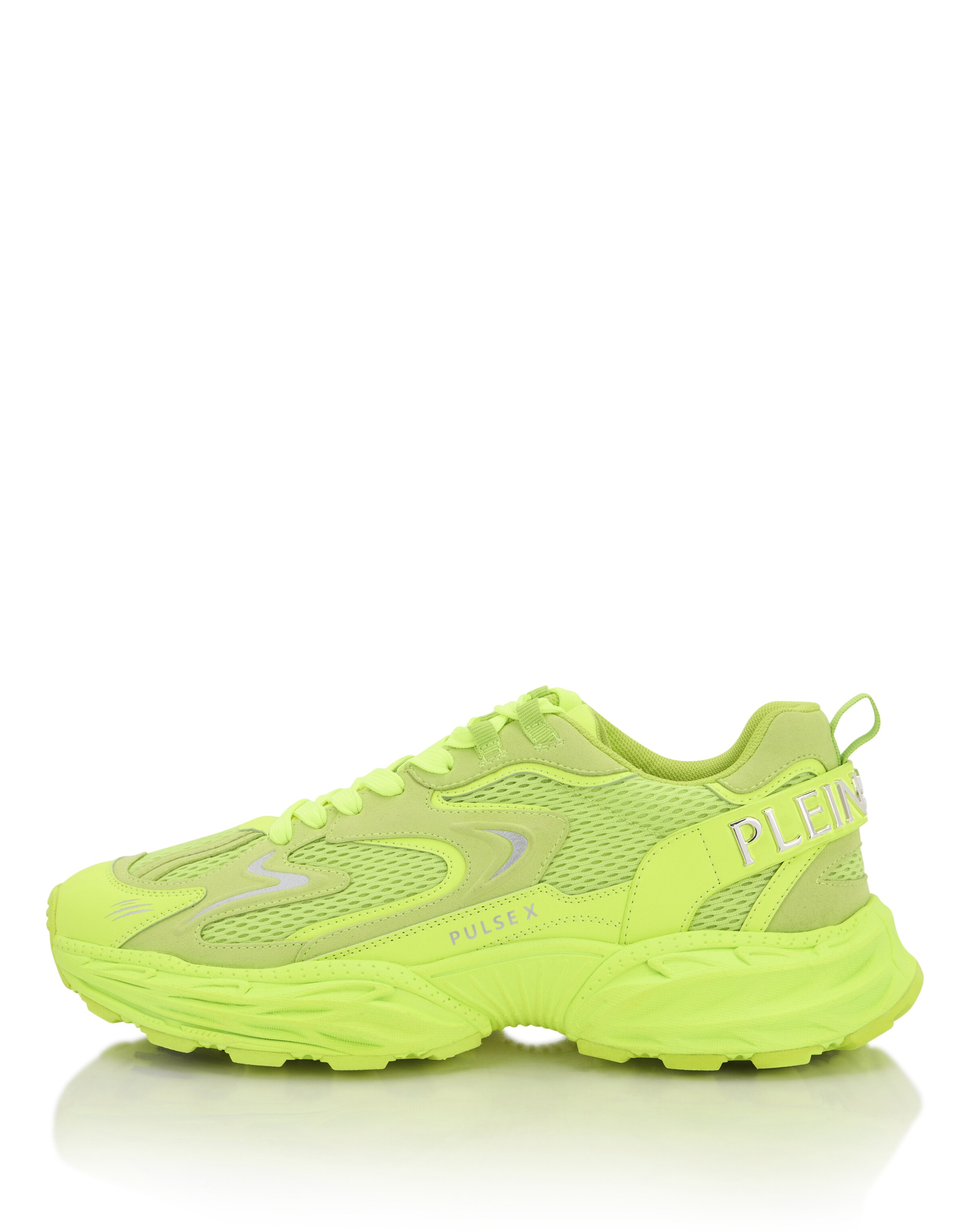 Sneaker bassa 'Pulse X' di Plein Sport in giallo: frontale