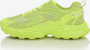 Sneaker bassa 'Pulse X' di Plein Sport in giallo: frontale