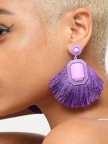 Boucles d'oreilles 'Skylah' SOHI en violet