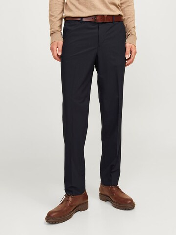 JACK & JONES Regular Trousers with creases 'JPRBUSHWICK HARRY' in Blue: front