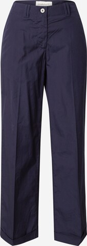 Loosefit Pantalon à plis GANT en bleu : devant