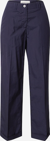 Loosefit Pantalon à plis GANT en bleu : devant