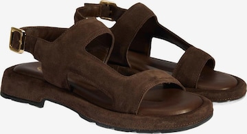 Sandales 'Sandalen' Desa en marron : devant