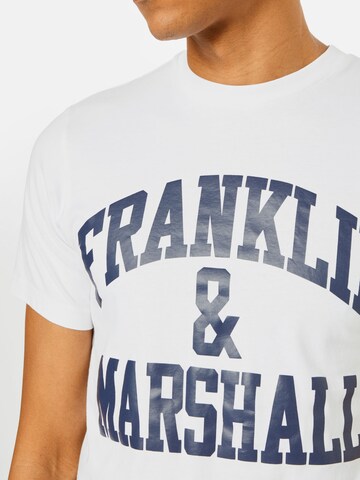 T-Shirt FRANKLIN & MARSHALL en blanc