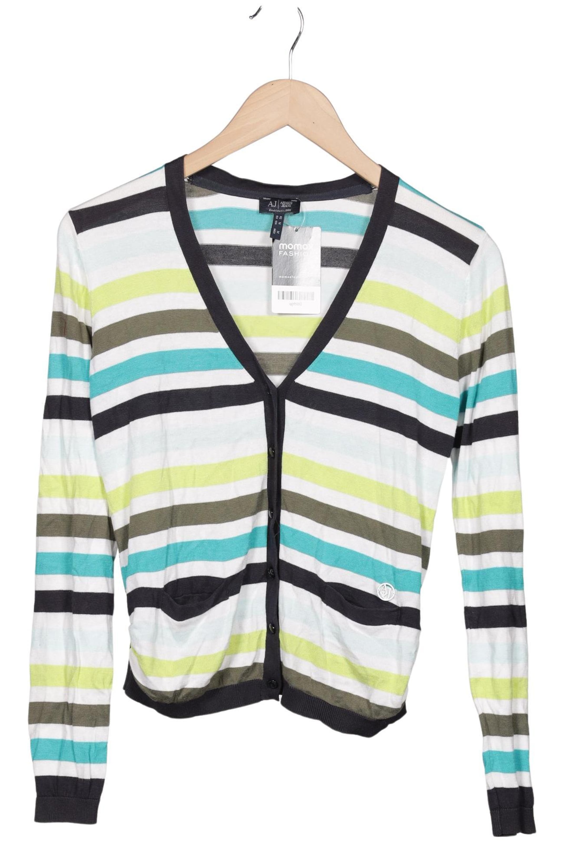 Armani Jeans Strickjacke 9XL in Mischfarben: Vorderseite