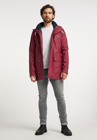 Schmuddelwedda Between-seasons parka in Red