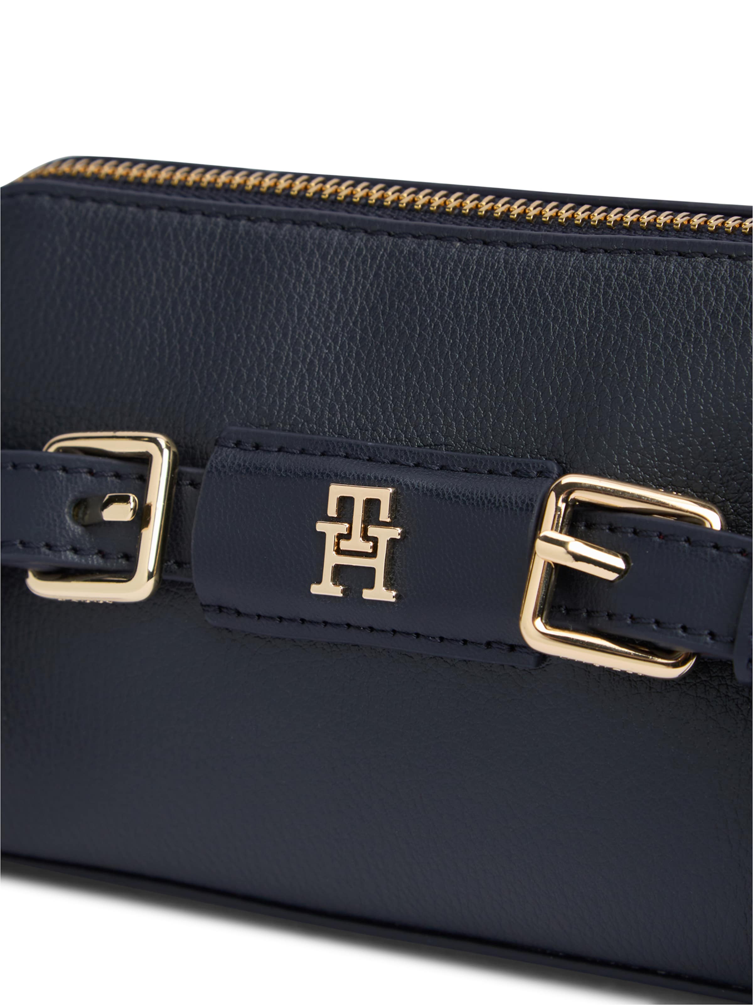 TOMMY HILFIGER Torba za čez ramo | modra barva