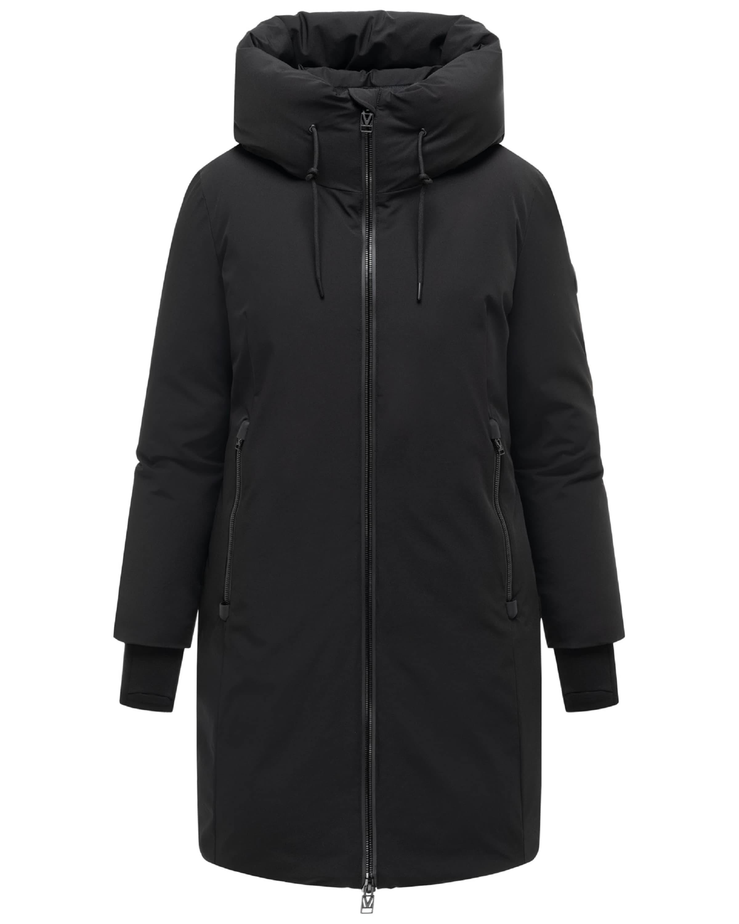 Cappotto funzionale di MARIKOO in nero: frontale