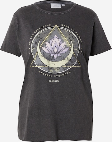 ONLY Carmakoma Shirts i sort: forside