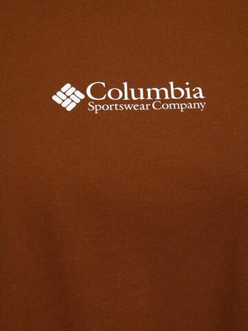 COLUMBIA Funkcionalna majica | rjava barva