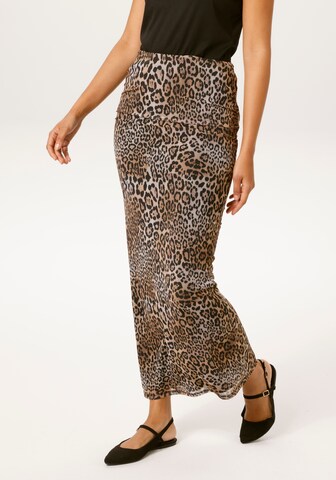 Aniston CASUAL Skirt in Brown: front