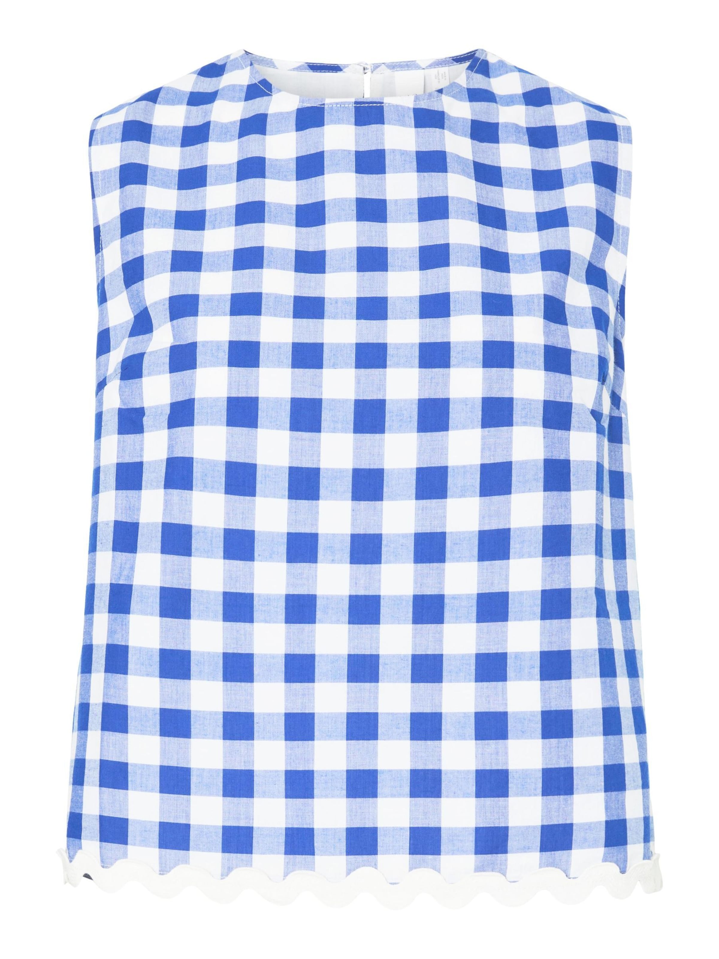 YAS Blouse 'YASLURA' in Blauw: voorkant