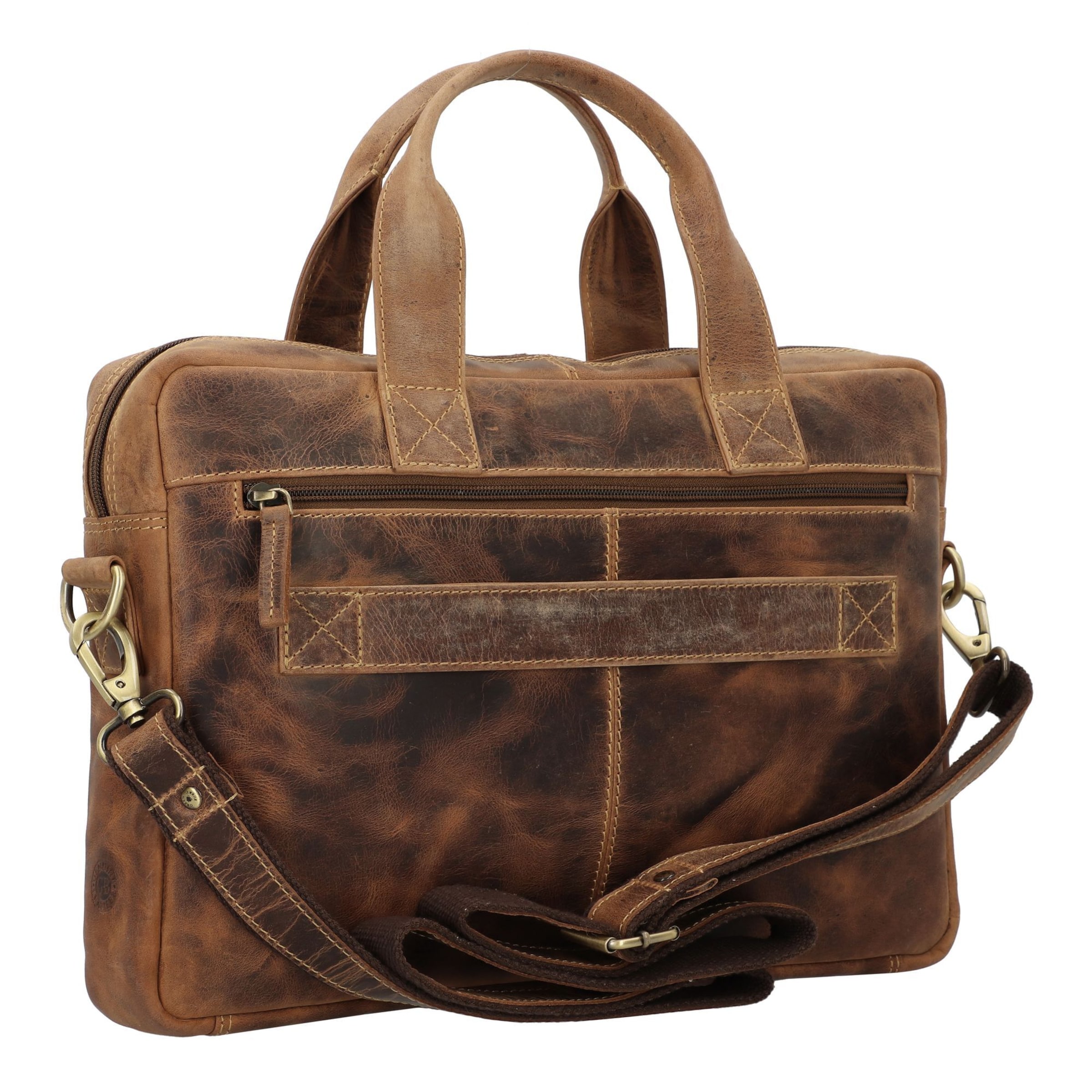 GREENBURRY Document Bag in Brown