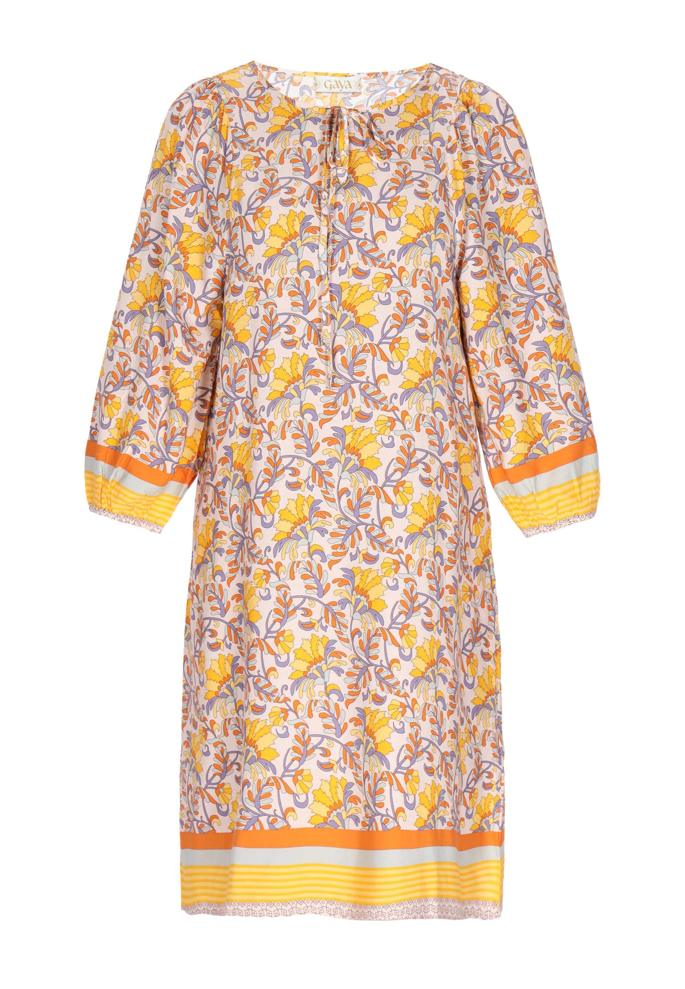 Rochie de la Gaya pe galben: față