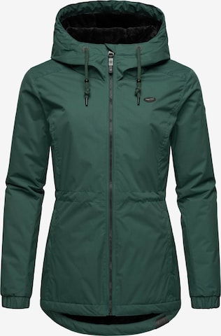 Giacca invernale 'Dankka' di Ragwear in verde: frontale