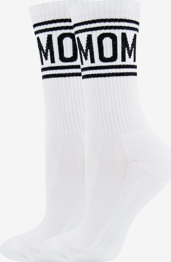 EWERS Urheilusukat 'MOM' koossa 36-38 värissä musta / valkoinen, Tuotenäkymä