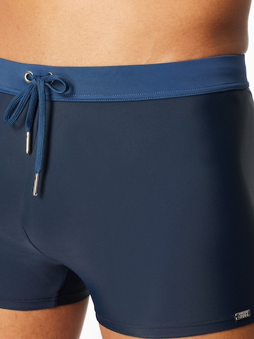 SCHIESSER Zwemshorts ' Ocean Swim ' in Blauw