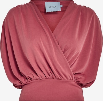 minus Blouse 'Elvie' in Rood: voorkant