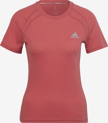 ADIDAS SPORTSWEAR - Camisa funcionais 'X-City ' em vermelho: frente