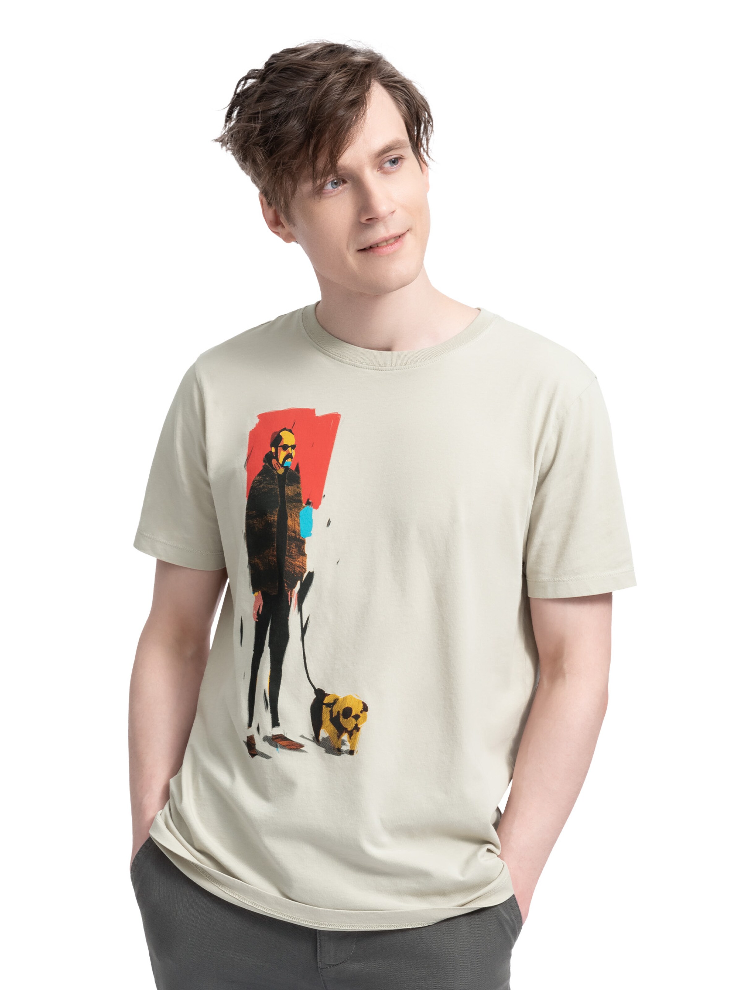 Kaft Shirt 'Brian' in Beige: front