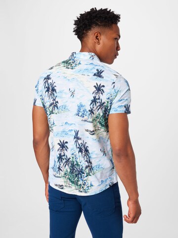 BLEND Regular Fit Hemd in Blau