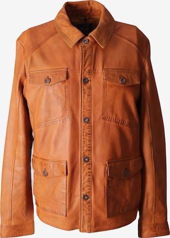 Miracle of Denim Between-Season Jacket in Brown: front