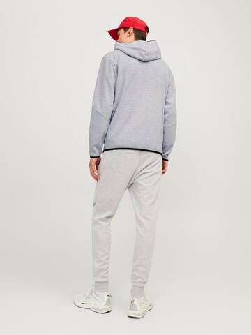 Giacca di felpa 'Fusion' di JACK & JONES in grigio