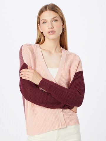 Cardigan 'NICCI' ONLY en rose : devant